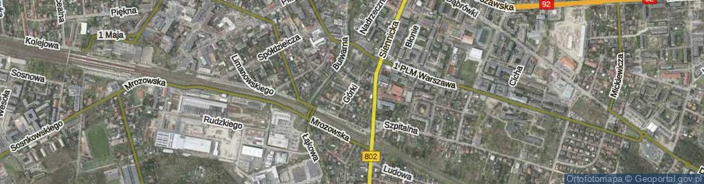 Zdjęcie satelitarne Górki ul.